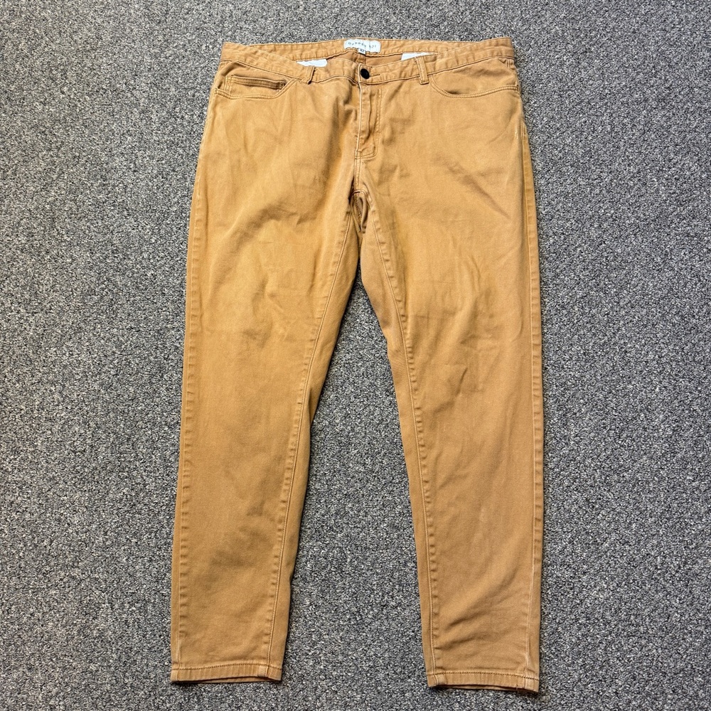 Dapper Boi Chino Pants Khaki Brown Mustard Men’s Size 42x30 Casual